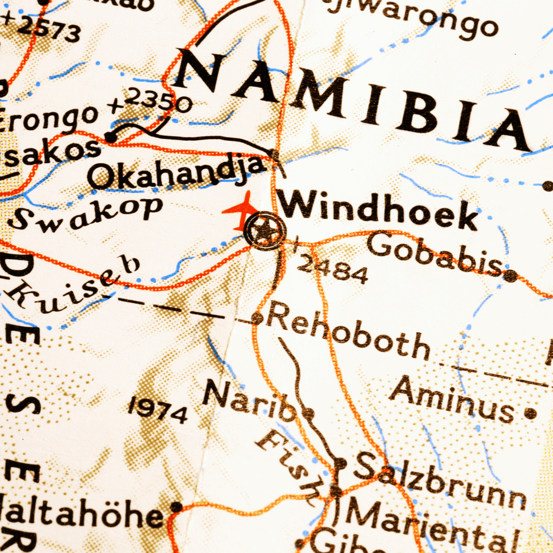 Archer & Gaher Adventures | Maps | Namibia